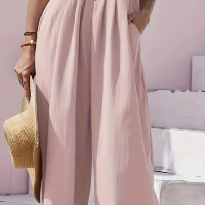 Solid Colour Jumpsuit