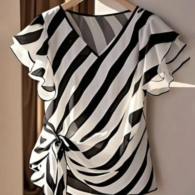 Frenchia V-neck Blouse