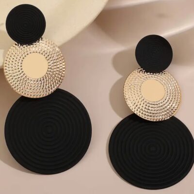 Trio Circle Design Earrings