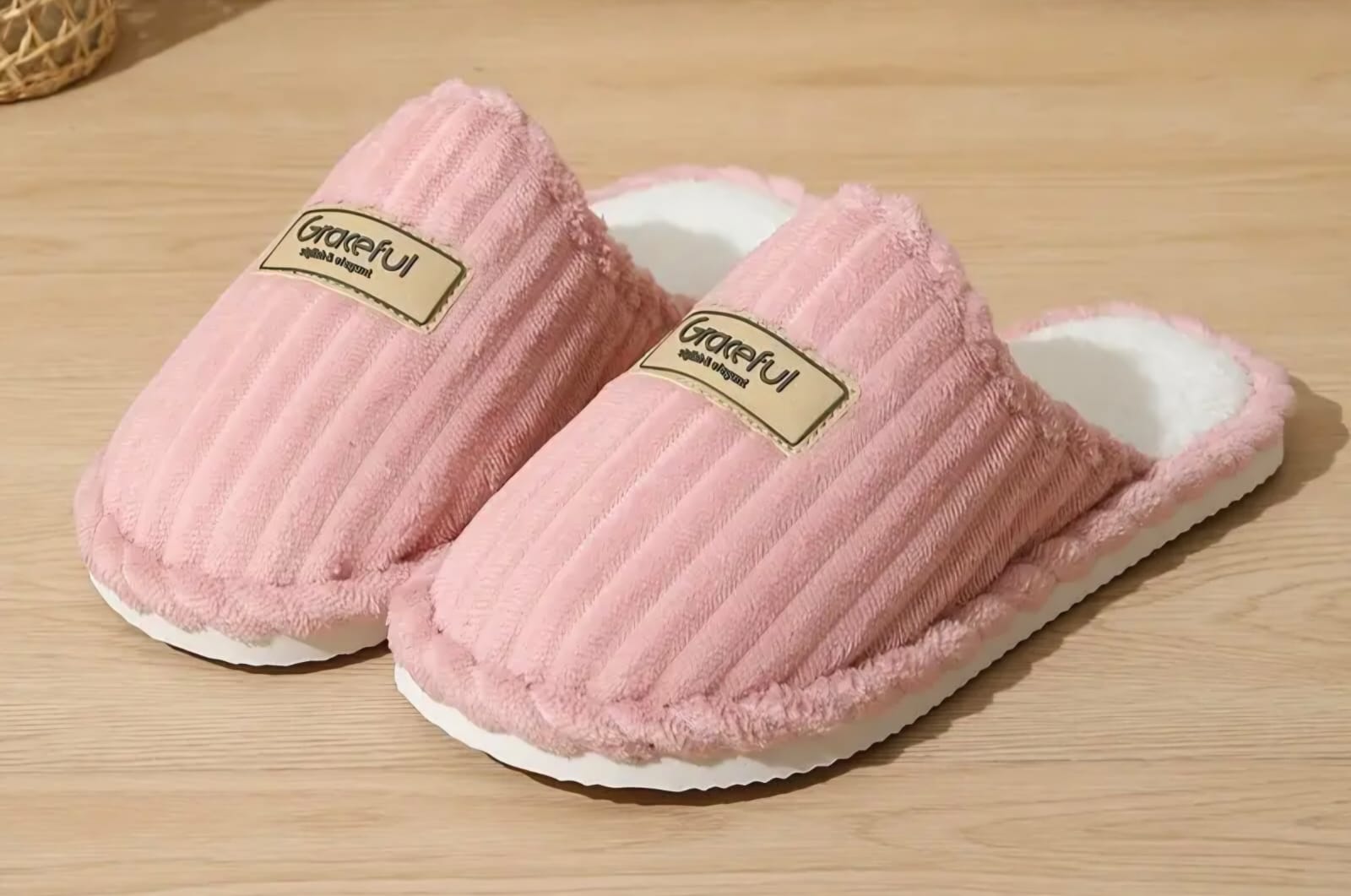 Non-Slip Plush Slipper