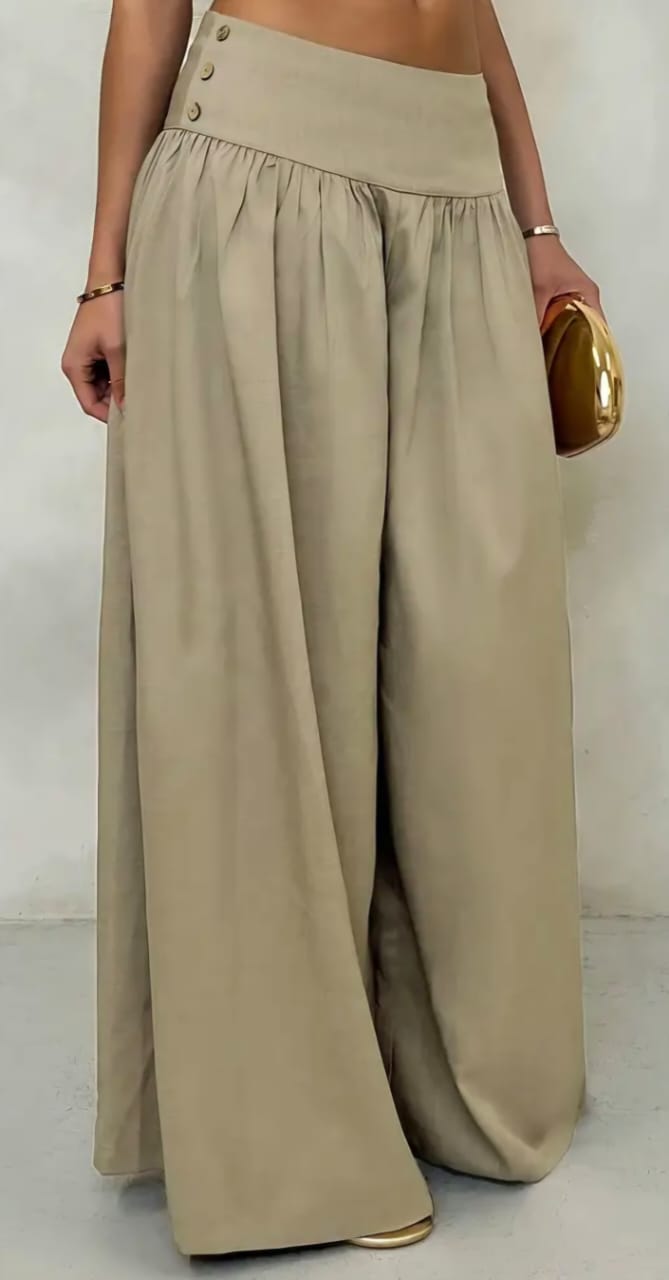 Vintage Wide Leg Pants – Camel