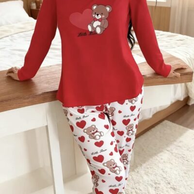 Long Sleeve Winter Pajamas