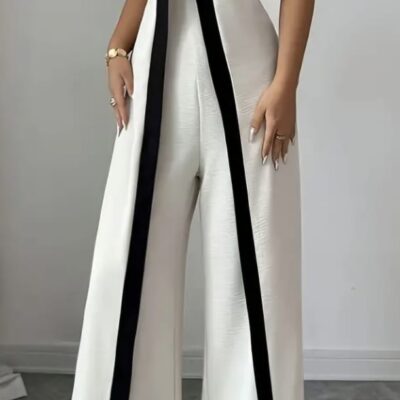 Elegant Wide Leg Jumpsuit